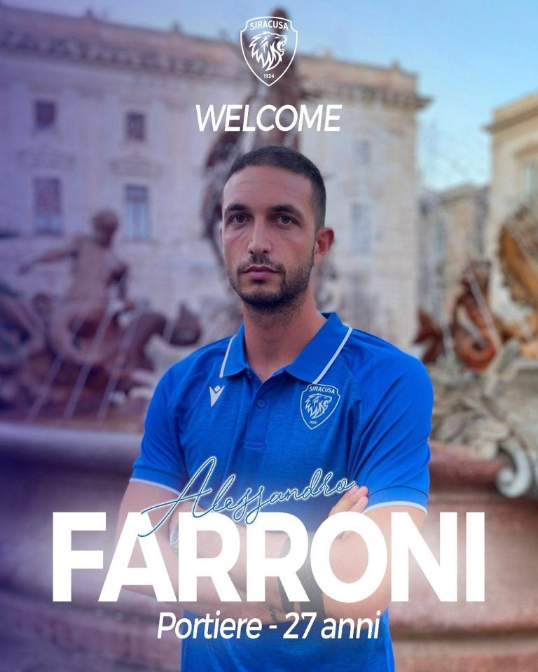 Siracusa Calcio: Nuovo arrivo! Si parte dal portiere