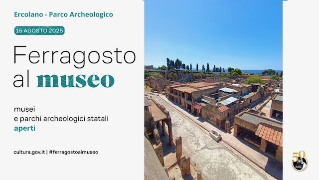 Ferragosto tra storia e cultura a Ercolano