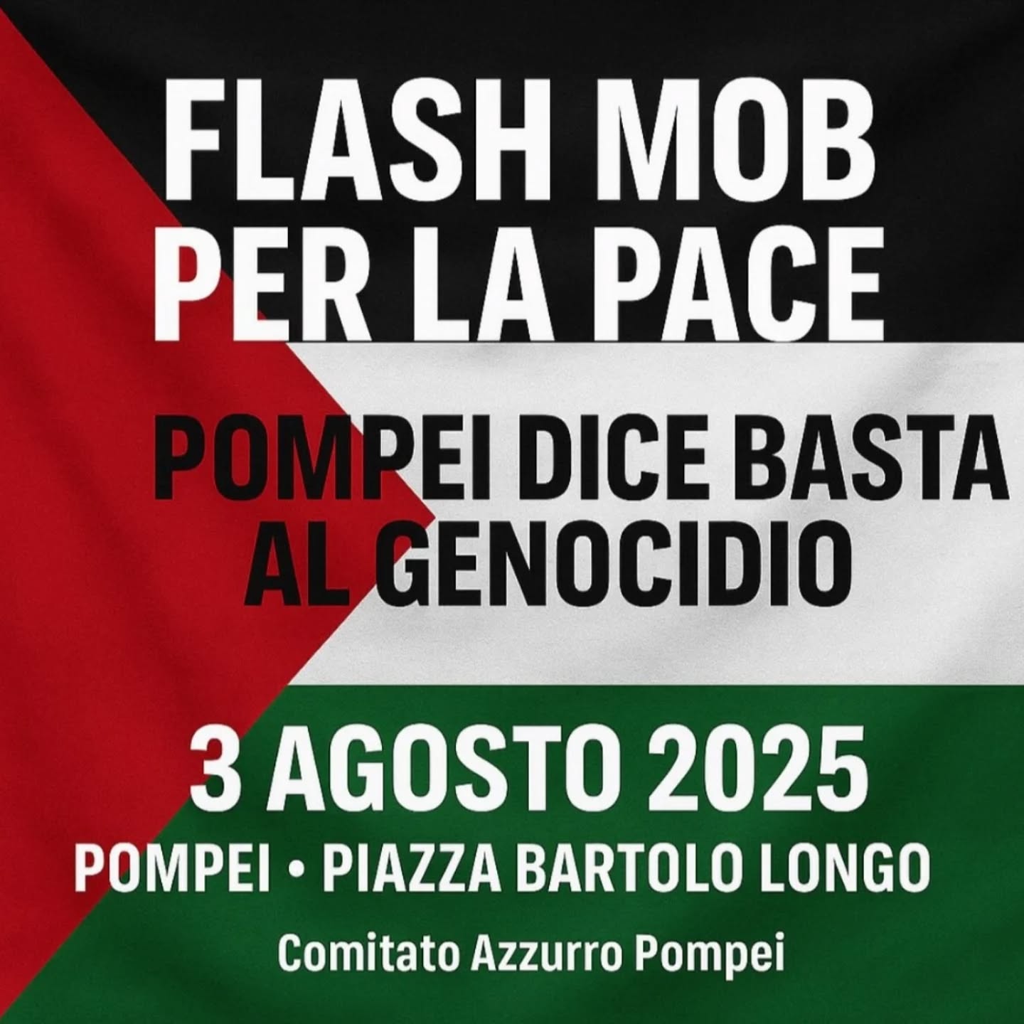 flash mob Pompei - Comitato Azzurro Pompei