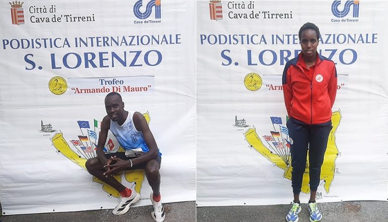 La festa di Cava parla keniano: la San Lorenzo incorona Kosgei e Jebichii