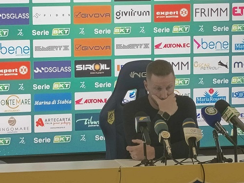 Juve Stabia – Avellino 2-0 la sala stampa del Romeo Menti