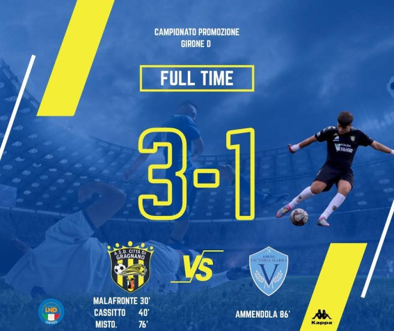 Il Gragnano fa un bel tris