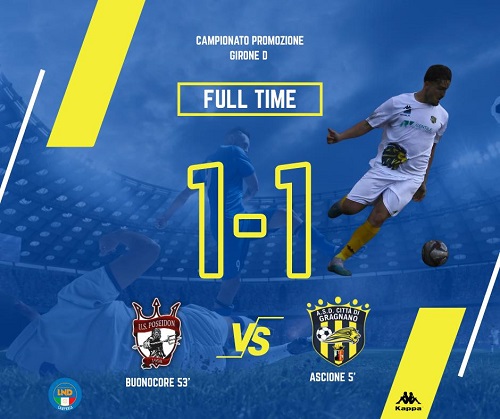 Poseidon – ASD Città di Gragnano finisce in parità