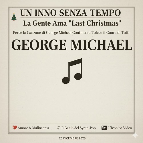 Un Inno senza tempo: Perché “Last Christmas” di George Michael continua a toccare il cuore di tutti