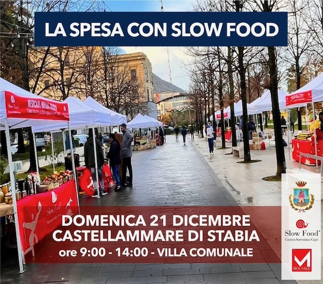 Castellammare, Mercato della Terra Slow Food: appuntamento mensile in Villa Comunale
