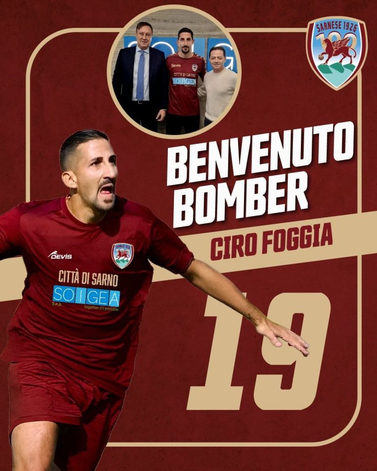 Calciomercato Ciro Foggia è della Sarnese