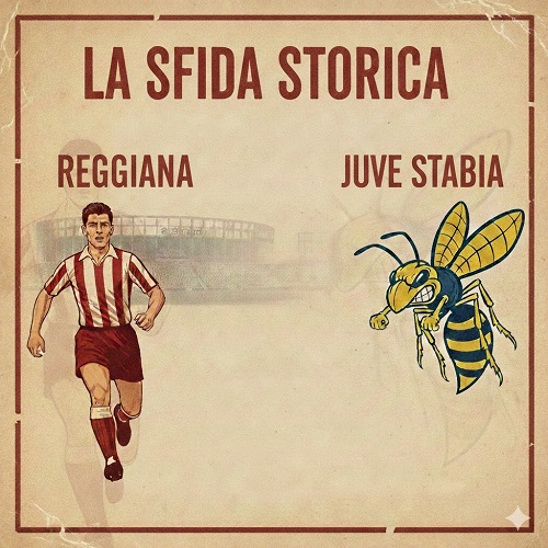 Reggiana-Juve Stabia Vespe a Reggio Emilia: la storia di una trasferta stregata