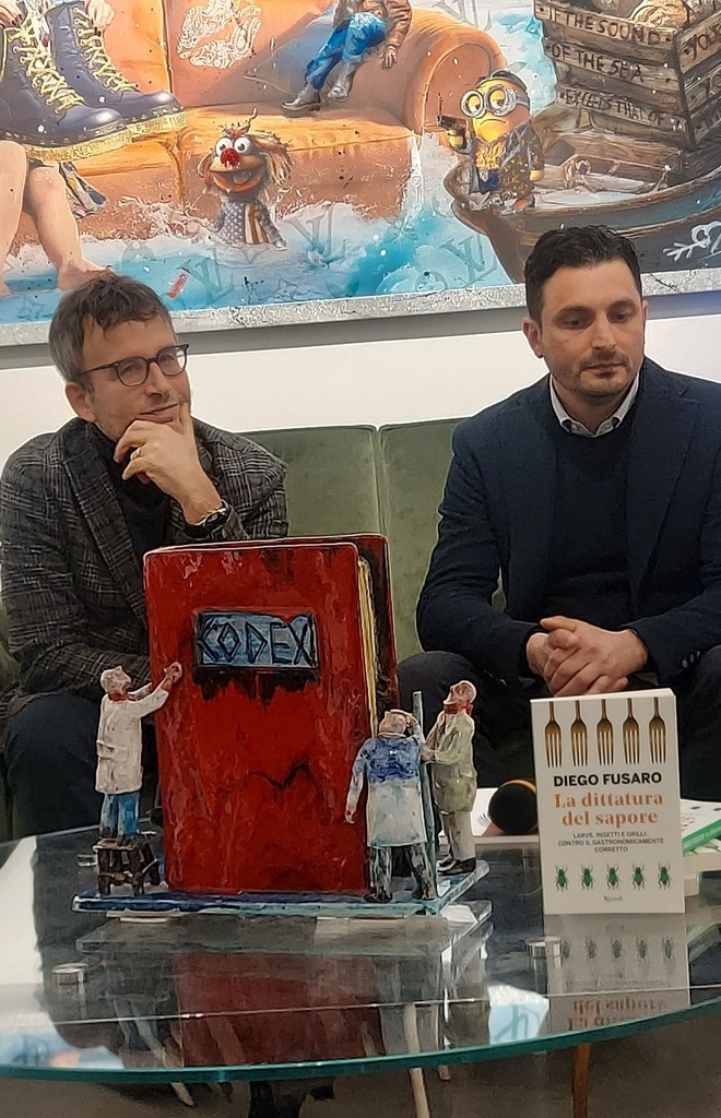 Diego Fusaro ospite alla Galleria Arte Barbato di Scafati