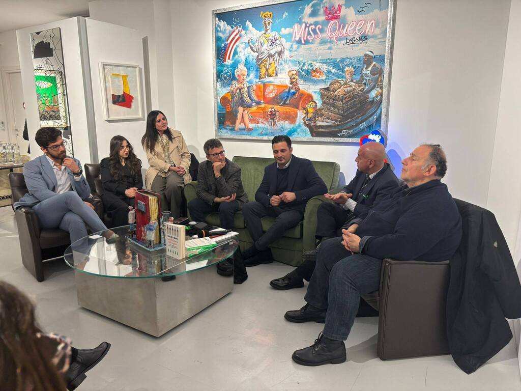 Diego Fusaro ospite alla Galleria Arte Barbato di Scafati